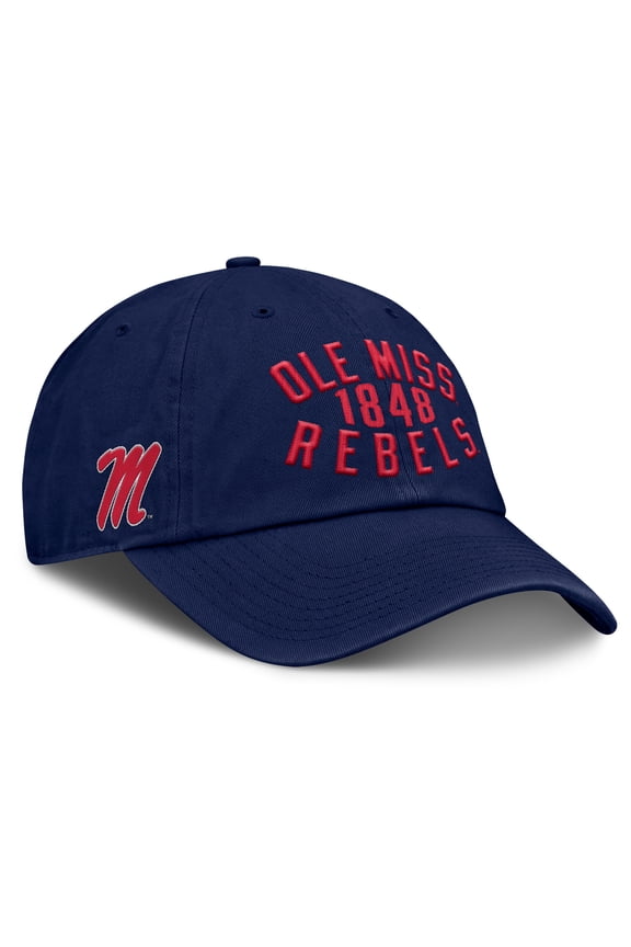 Men's Fanatics Navy Ole Miss Rebels Archer Adjustable Hat