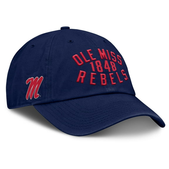 Men's Fanatics Navy Ole Miss Rebels Archer Adjustable Hat