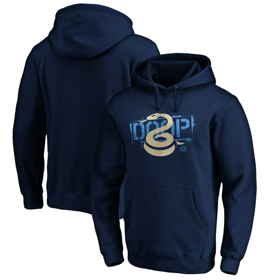 Men's Navy Philadelphia Union Hometown Collection Doop Snake Pullover Hoodie