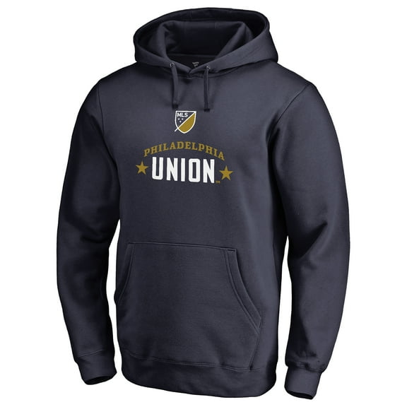 Men's Navy Philadelphia Union Shielded Pullover Hoodie