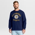 thumbnail image 1 of Men's Fanatics Navy Pittsburgh Penguins Vintage Stickler Sweatshirt, 1 of 5
