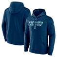 thumbnail image 1 of Men's Fanatics  Navy Seattle Kraken Authentic Pro Core Primary Fleece Pullover Hoodie, 1 of 3