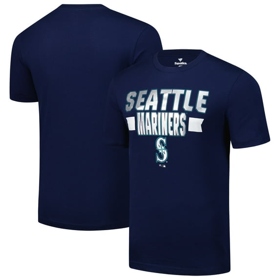 Men's Fanatics Navy Seattle Mariners Close Victory T-Shirt