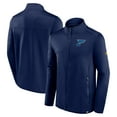 thumbnail image 1 of Men's Fanatics Navy St. Louis Blues Authentic Pro Full-Zip Jacket, 1 of 3