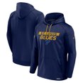 thumbnail image 1 of Men's Fanatics  Navy St. Louis Blues Authentic Pro Rink Fleece Pullover Hoodie, 1 of 3