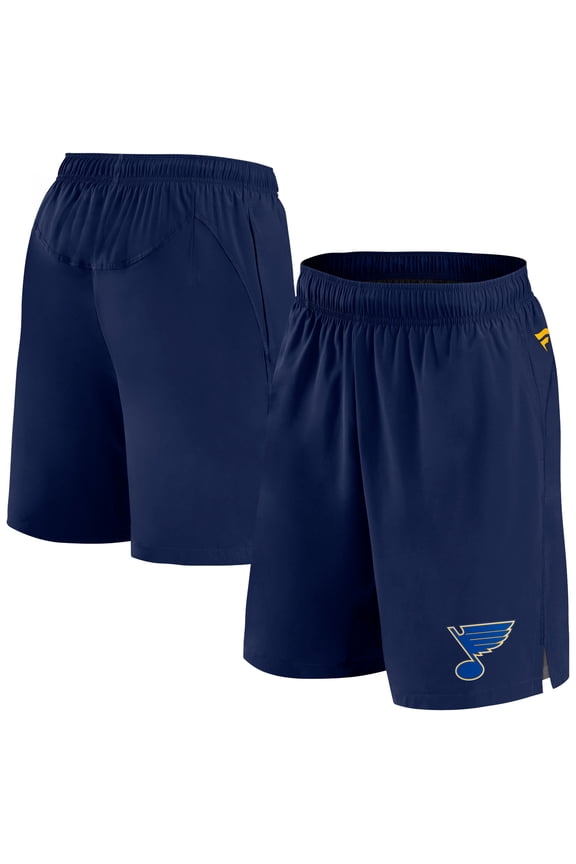 Men's Fanatics Navy St. Louis Blues Authentic Pro Tech Shorts