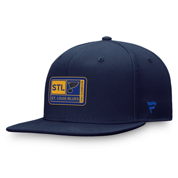 Men's Fanatics Navy St. Louis Blues Authentic Pro Training Camp Snapback Hat