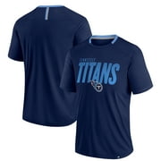 Mens Fanatics Navy Tennessee Titans Defender Fade Slant T-Shirt
