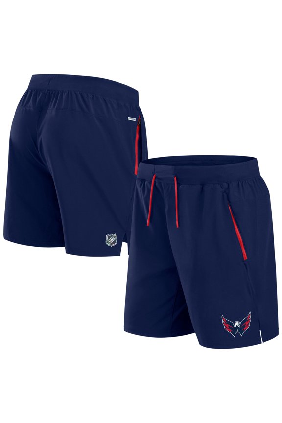 Men's Fanatics Navy Washington Capitals Authentic Pro Rink Performance Shorts