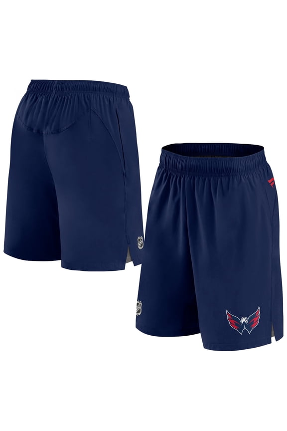 Men's Fanatics Navy Washington Capitals Authentic Pro Rink Shorts
