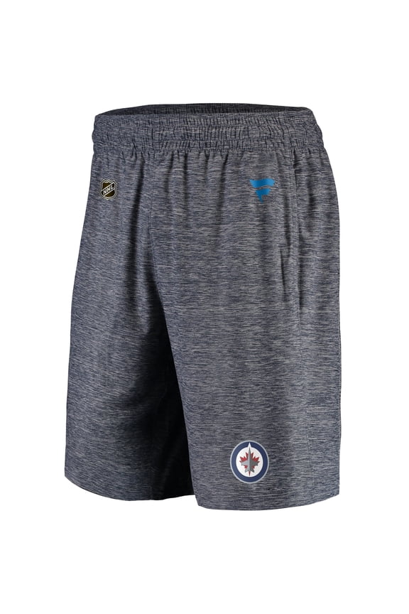 Men's Fanatics Navy Winnipeg Jets Authentic Pro Off-Ice Shorts