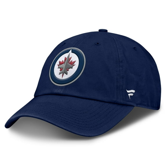 Men's Fanatics Navy Winnipeg Jets Core Fundamental Adjustable Hat