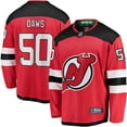 thumbnail image 1 of Men's Fanatics Nico Daws Red New Jersey Devils Home Breakaway Player Jersey, 1 of 3