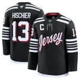 thumbnail image 1 of Men's Fanatics Nico Hischier Black New Jersey Devils Alternate Premium Jersey, 1 of 3