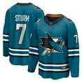 thumbnail image 1 of Men's Fanatics Nico Sturm Teal San Jose Sharks Home Breakaway Jersey, 1 of 3