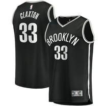 Men's Fanatics Nicolas Claxton Black Brooklyn Nets Fast Break Player Jersey - Icon Edition