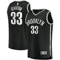 thumbnail image 1 of Men's Fanatics Nicolas Claxton Black Brooklyn Nets Fast Break Replica Jersey - Icon Edition, 1 of 3
