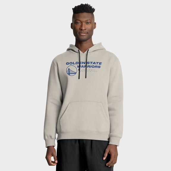 Men's Fanatics Off White Golden State Warriors Crossover Collection Blocked Shot Premium Pullover Hoodie