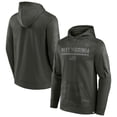 thumbnail image 1 of Men's Fanatics Olive West Virginia Mountaineers OHT Military Appreciation Guardian Pullover Hoodie, 1 of 4