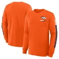 thumbnail image 1 of Men's Fanatics Orange Denver Broncos Big & Tall Clock Management Legacy Long Sleeve T-Shirt, 1 of 3