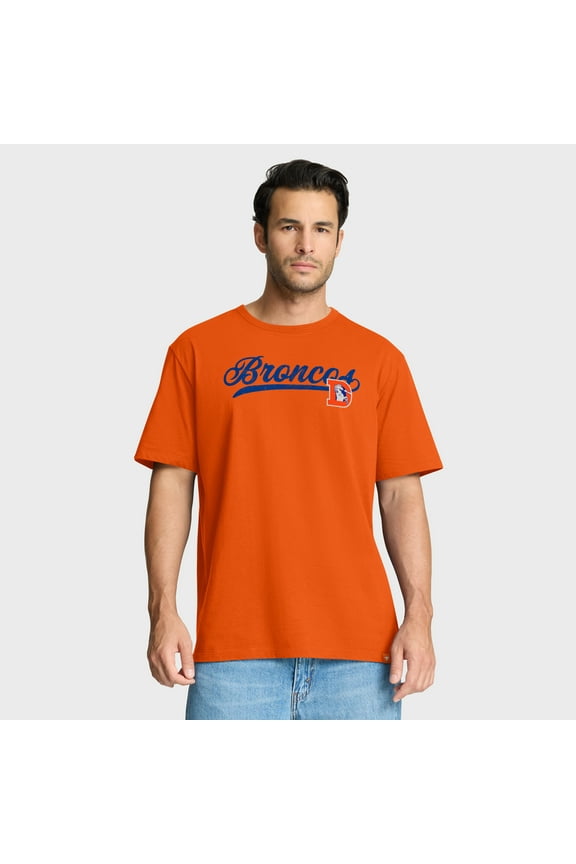 Men's Fanatics Orange Denver Broncos Fluid Motion Legacy T-Shirt