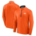 thumbnail image 1 of Men's Fanatics Orange Oklahoma State Cowboys Fundamental Defender Quarter-Zip Jacket, 1 of 3