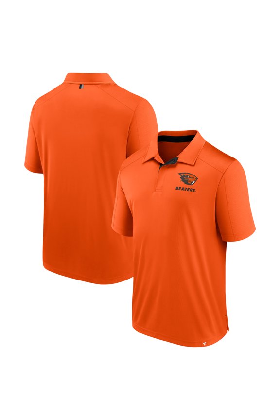 Men's Fanatics Orange Oregon State Beavers Fundamental Defender Polo