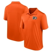Men's Fanatics  Orange Philadelphia Flyers Left Side Block Polo