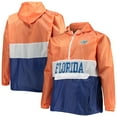 thumbnail image 1 of Men's Fanatics Orange/Royal Florida Gators Big & Tall Water-Resistant Half-Zip Hoodie, 1 of 3