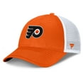 thumbnail image 1 of Men's Fanatics Orange/White Philadelphia Flyers Core Primary Logo Trucker Adjustable Hat, 1 of 4