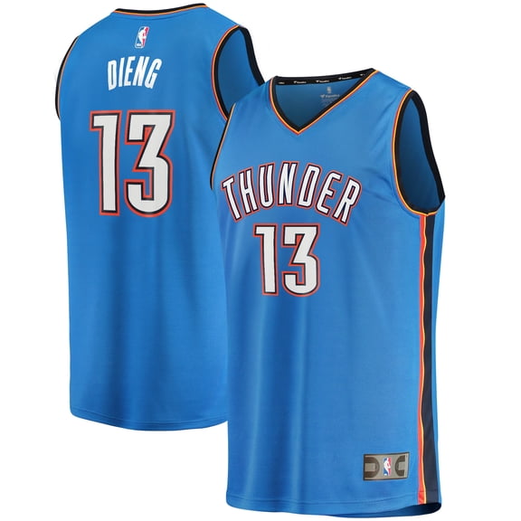 Men's Fanatics Ousmane Dieng Blue Oklahoma City Thunder 2022 NBA Draft First Round Pick Fast Break Replica Player Jersey
