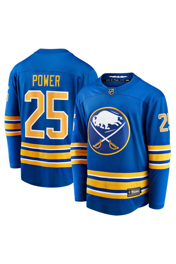 Men's Fanatics Owen Power Royal Buffalo Sabres Home Breakaway Player Jersey