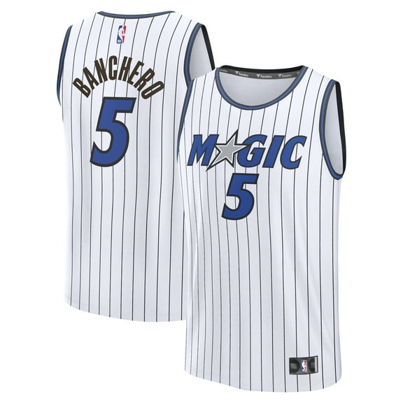 Youth Fanatics Paolo Banchero White Orlando Magic Fast Break Replica Player Jersey - Association Edition