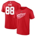 thumbnail image 1 of Men's Fanatics Patrick Kane Red Detroit Red Wings Authentic Stack Name & Number T-Shirt, 1 of 3