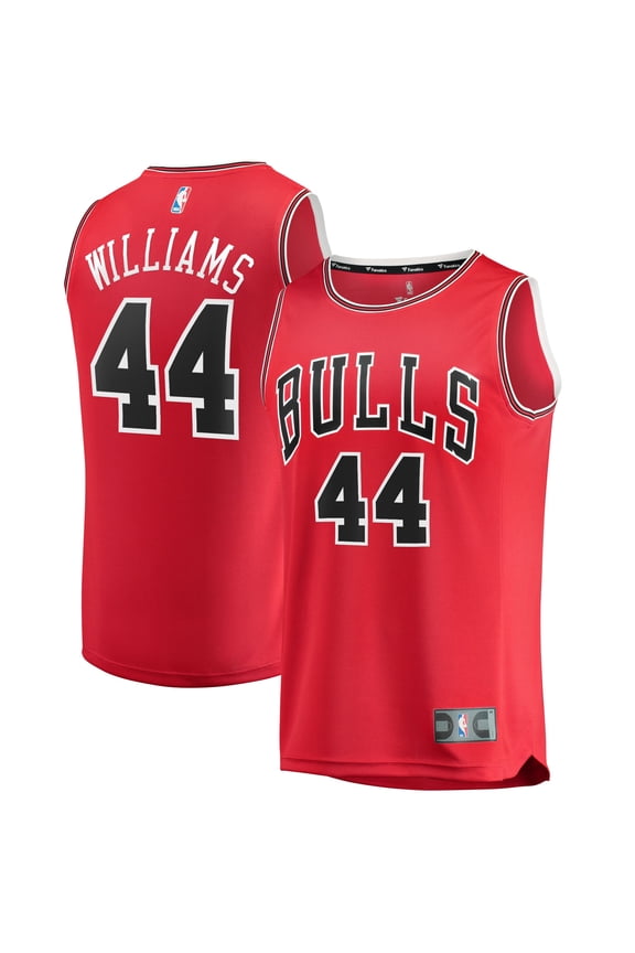 Men's Fanatics Patrick Williams Red Chicago Bulls Fast Break Replica Jersey - Icon Edition