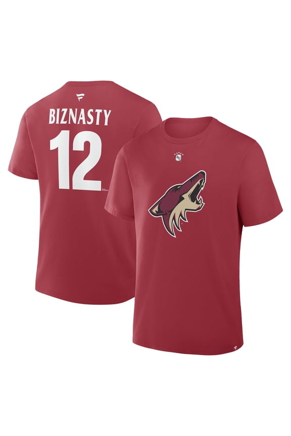 Men's Fanatics Paul Bissonnette-Garnet Arizona Coyotes Retired Player Nickname T-Shirt