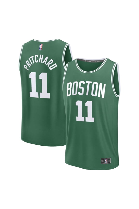 Men's Fanatics Payton Pritchard Kelly Green Boston Celtics Fast Break Replica Player Jersey - Icon Edition