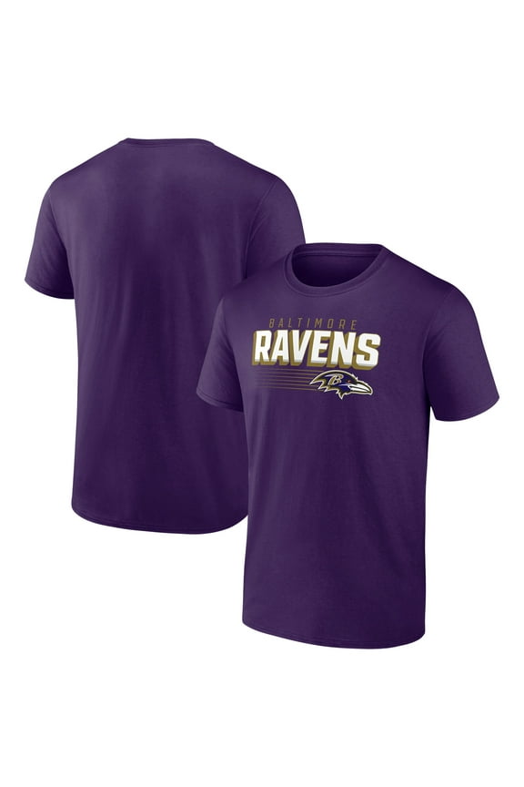 Men's Fanatics Purple Baltimore Ravens In Bounds T-Shirt