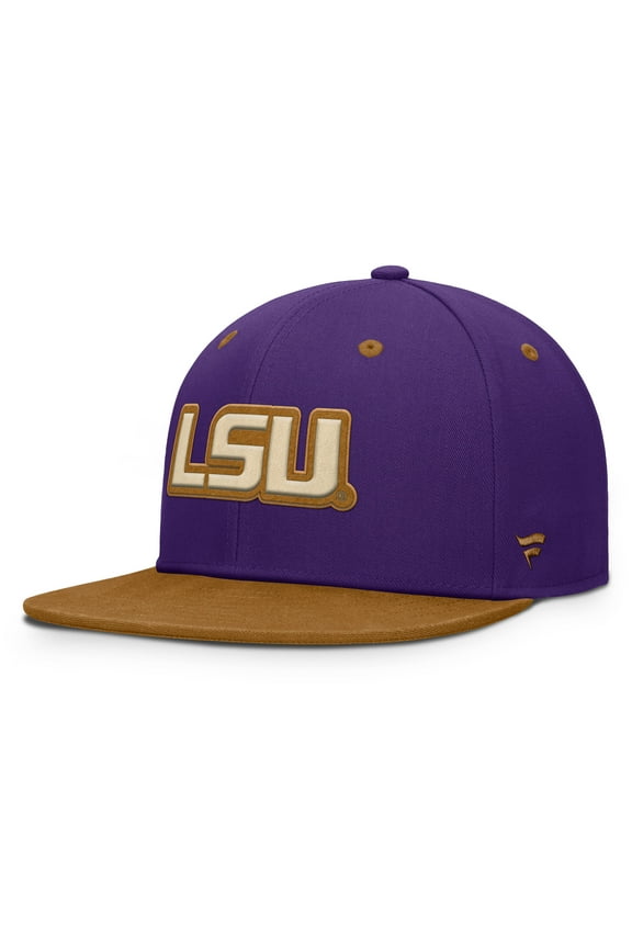 Men's Fanatics Purple/Brown LSU Tigers NoBo Fitted Hat
