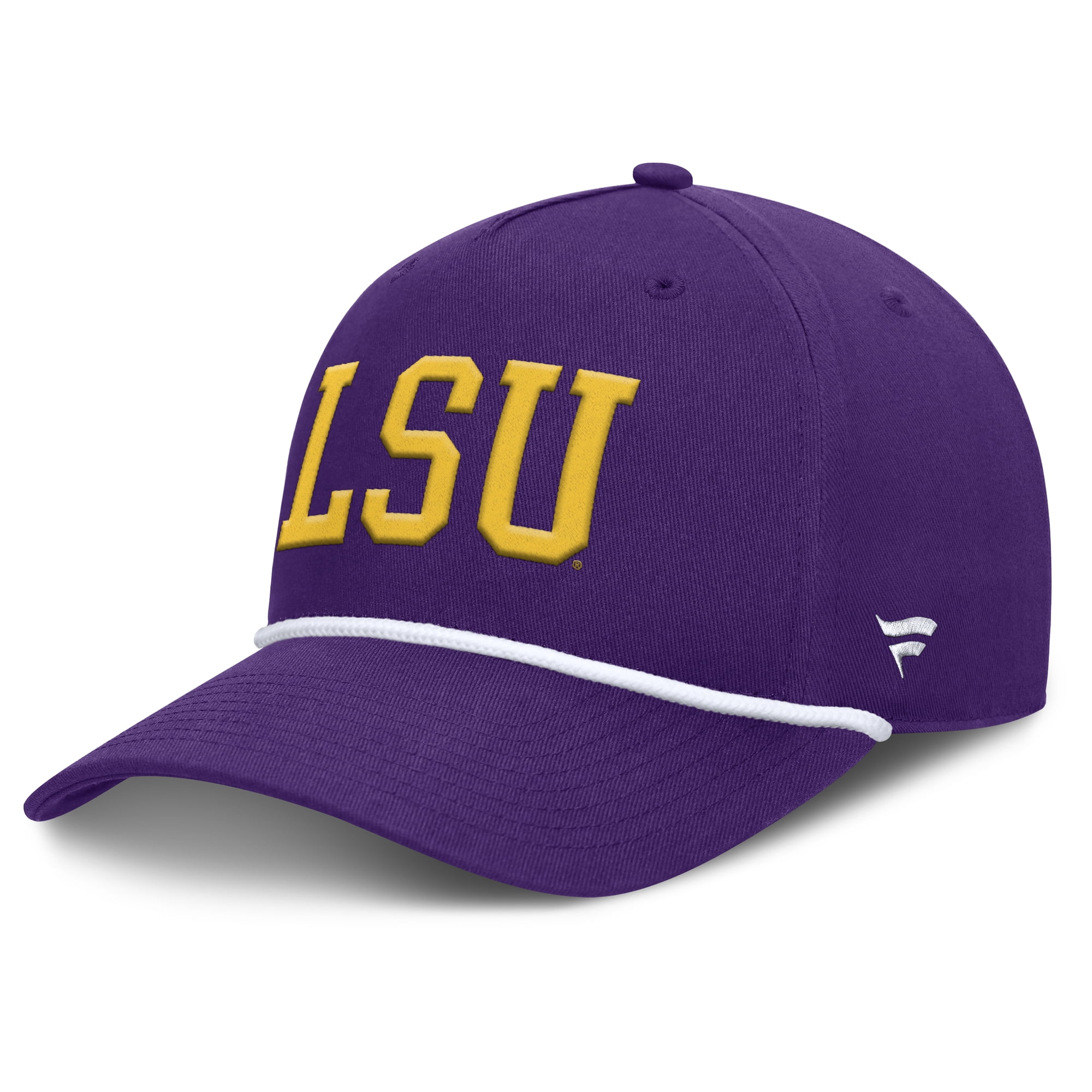 Men's Fanatics  Purple LSU Tigers Foul Ball Rope Adjustable Hat