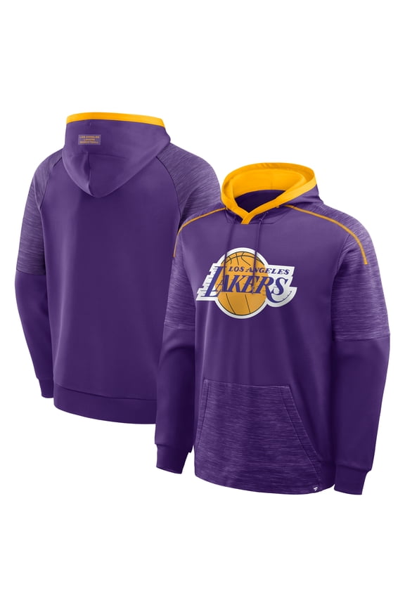 Men's Fanatics Purple Los Angeles Lakers Pick & Roll Defender Pullover Hoodie