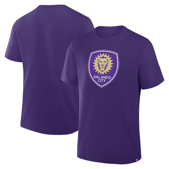 Men's Fanatics Purple Orlando City SC Logo T-Shirt