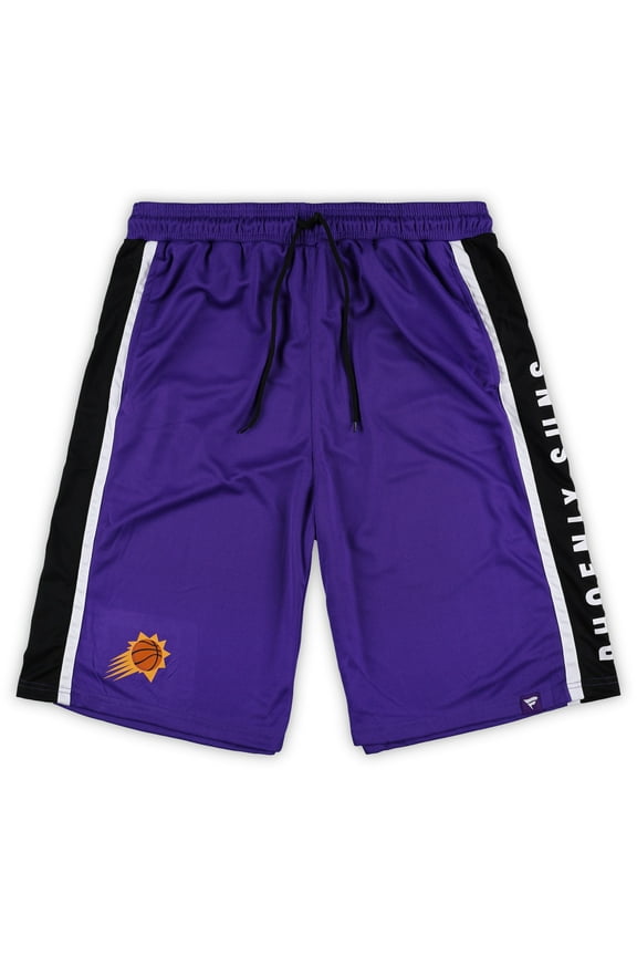 Men's Fanatics Purple Phoenix Suns Big & Tall Referee Iconic Mesh Shorts