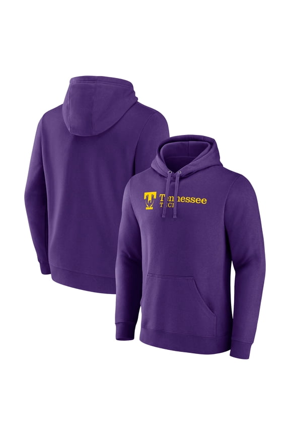 Men's Fanatics Purple Tennessee Tech Golden Eagles Primary Logo Pullover Hoodie