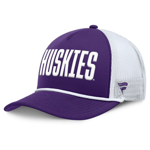 Men's Fanatics Purple Washington Huskies Dutch Foam Front Adjustable Trucker Hat