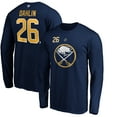 thumbnail image 1 of Men's Fanatics Rasmus Dahlin Navy Buffalo Sabres Authentic Stack Name & Number T-Shirt, 1 of 3
