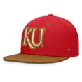 thumbnail image 1 of Men's Fanatics Red/Brown Kansas Jayhawks NoBo Fitted Hat, 1 of 4