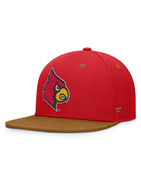 Men's Fanatics Red/Brown Louisville Cardinals NoBo Fitted Hat