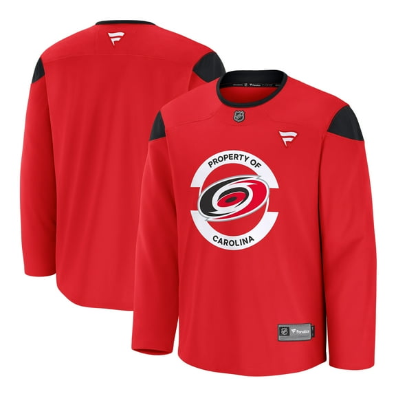 Men's Fanatics Red Carolina Hurricanes Practice Jersey