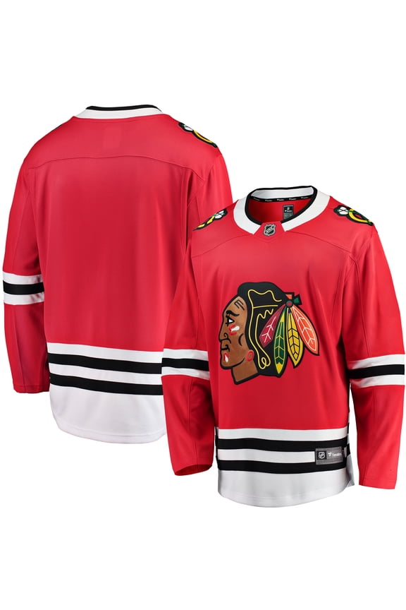 Men's Fanatics Red Chicago Blackhawks Breakaway Home Jersey
